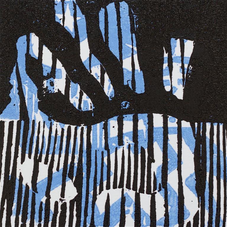 1 Kalevipoeg - 16,2 - Allilma Vaatlus (T.Laamann, 2013, woodcutprint, 10x10cm)