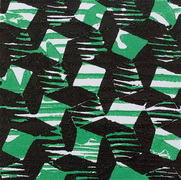 1 Kalevipoeg - 18,2 - Teekond Maailma Otsa (T.Laamann, 2013, woodcutprint, 10x10cm)