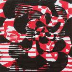 1 Kalevipoeg - 19,2 - Assamalla Lahing (T.Laamann, 2013, woodcutprint, 10x10cm)