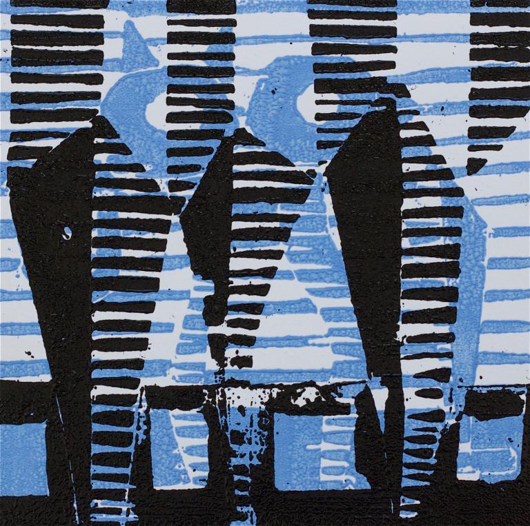 1 Kalevipoeg - 20,2 - Teekond Allilma (T.Laamann, 2013, woodcutprint, 10x10cm)