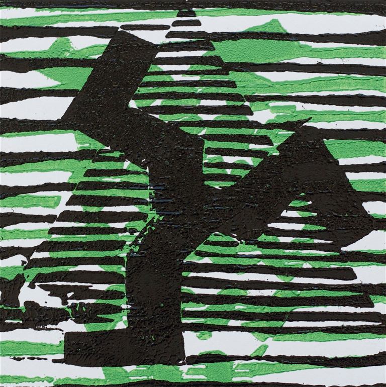 1 Kalevipoeg - 2,2 - Taara (T.Laamann, 2013, woodcutprint, 10x10cm)