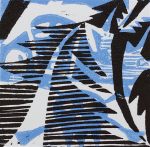 1 Kalevipoeg - 4,2 - Kalevi Surm (T.Laamann, 2013, woodcutprint, 10x10cm)