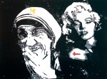 2012- Mama Marilyn (woodcutprint, 40x50cm)