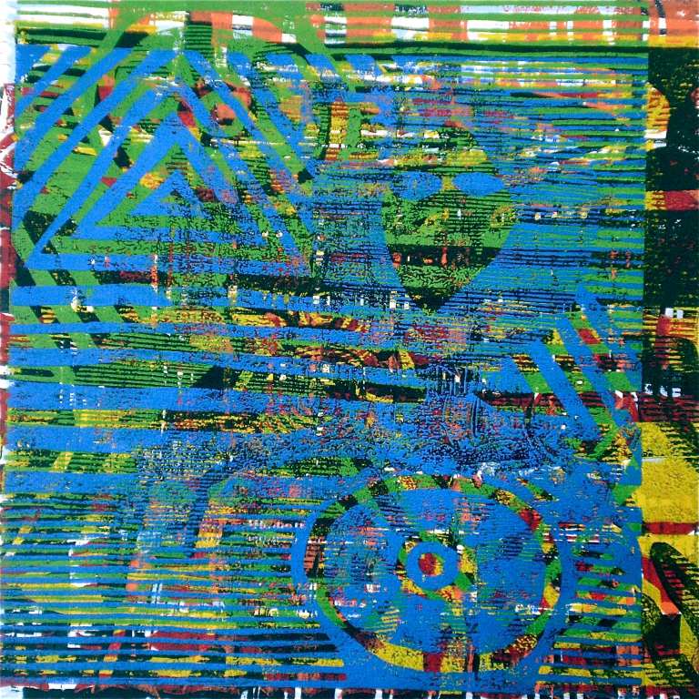 360 (Tarrvi Laamann, 2013, woodcutprint, 45x45cm)